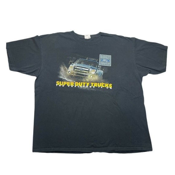 vintage Y2K Ford Truck Built Tough Racing T Shirt by Chase Authentics Size XXXL - Picture 2 of 8